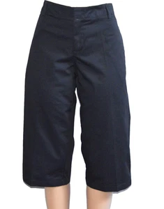 Fit America Junior Girls School Uniform Navy Capri Pants Size 15 - Picture 1 of 6