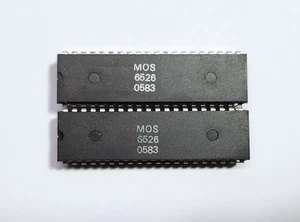 2 x CBM/MOS 6526 CIA Chip PAIR for Commodore 64/128 - Fully Tested #0583 - Picture 1 of 3