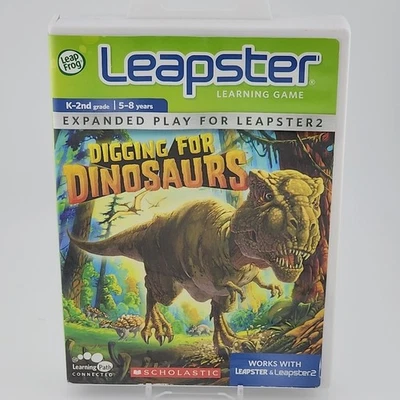 Leap Frog - Leapster 2 - Digging for Dinosaurs - COMPLETE cart and case - Image 1 of 4
