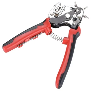 2-4.5mm Leather Hole Punch Heavy Duty Hand Pliers Belt Holes 6-Size Puncher Tool - Picture 1 of 14