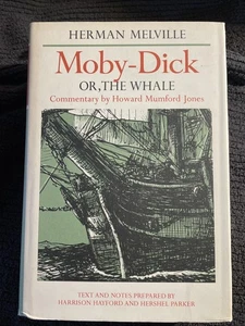 Herman Melville Moby Dick 1976 First Printing H Mumford Jones Classic Literature - Picture 1 of 8