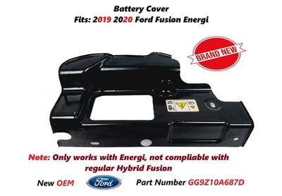Nueva cubierta de batería OEM 2019 2020 Ford Fusion Energi GG9Z10A687D Foto 1 de 4