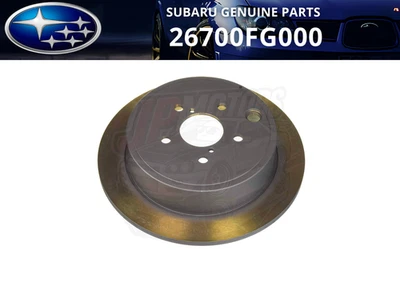 Rotor de freno de disco SUBARU para Impreza 2008-2014 trasero izquierdo o derecho sólido 1 pieza nuevo Foto 1 de 4
