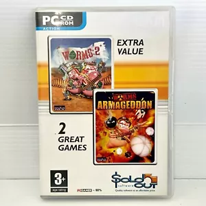 Worms Double Pack: Worms 2 / Worms Armageddon - PC - Free Postage - Picture 1 of 4