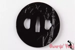 Protezione mani ferro bambù tsuba per spada giapponese Katana Wakizashi Tanto - Foto 1 di 4