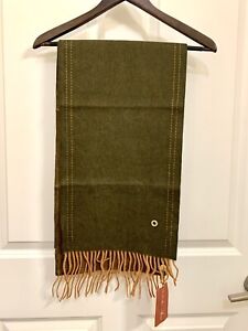 Loro Piana 100% Cashmere Fringe Scarf New With Tags