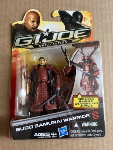 G.I. Joe Retaliation Budo Samurai Warrior. New on card Nice! Cover