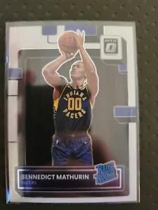 2022-23 Panini Donruss Optik Benedict Mathurin #209 Basis bewertet Rookie Pacers!!! - Bild 1 von 2