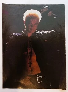 BILLY IDOL magazine pin-up pull-out poster 1 page 1980s rock retro rebel yell - Picture 1 of 6