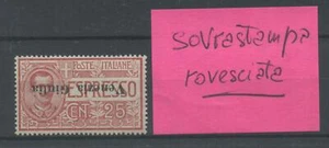 OCCUPAZIONI VENEZIA GIULIA 1919 ESPRESSO ROV. *  CERT. - Picture 1 of 1