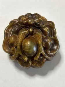 Alte China Natur Jade Drachen Schnalle - Bild 1 von 8