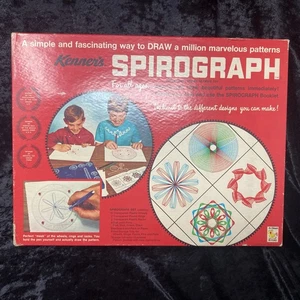 1967 Kenner Spirograph No. 401 Drawing Toy • Complete Set • Sealed Contents - Picture 1 of 7