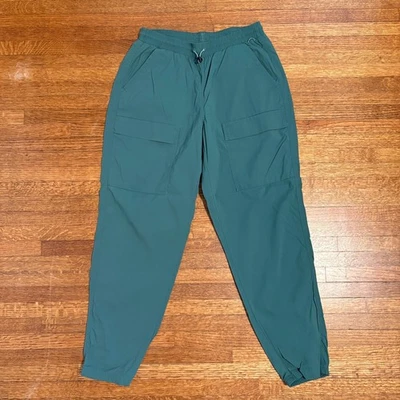 Pantalones de chándal REI cooperativos de nailon spandex pequeños verdes carga al aire libre senderismo viaje Foto 1 de 4