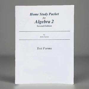 PRISTINE! Saxon Algebra 2 SECOND EDITION TEST FORMS - Picture 1 of 1