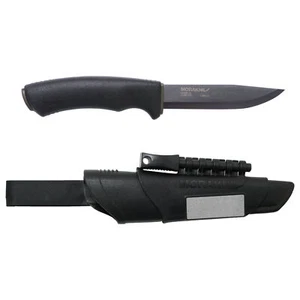 Morakniv Bushcraft Survival BlackBlade Messer Feuerstahl Diamantschärfer Holster - Bild 1 von 3