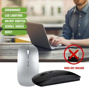LED Bluetooth Silent Wireless Mouse Ergonomische Office-Maus - Bild 1 von 14