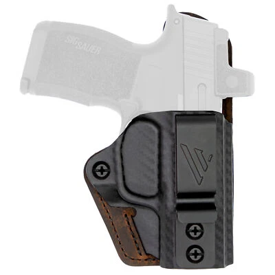 Versacarry Compuesto Personalizado IWB Funda F/S&W Escudo EZ Marrón Mano Derecha Cuero Foto 1 de 2