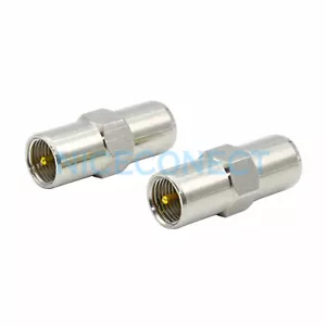 1x FME Male Plug to FME Plug Male Adapter Coaxial Connector Straight RF Coupler - Picture 1 of 3