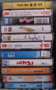 11 x Bollywood soundtrack Hindi Cassettes ~ new and sealed ~ (Lot SC9) - Picture 1 of 3