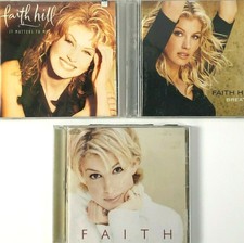 Faith Hill 3 CD Bundle It Matters To Me Faith Breathe 1995-1999 Country