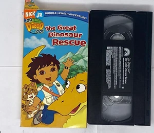 VHS: Go Diego Go: The Great Dinosaur Rescue:  2006 Nick Jr, Dora Explorer - Picture 1 of 1