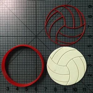 Tagliabiscotti pallavolo e timbro - Foto 1 di 2