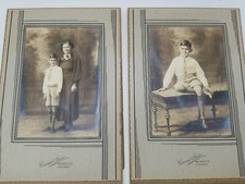 Mother and Son Cabinet Card Photos Conrad Studio Chicago
