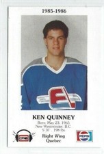 1985-86 Fredericton Express (AHL) Ken Quinney