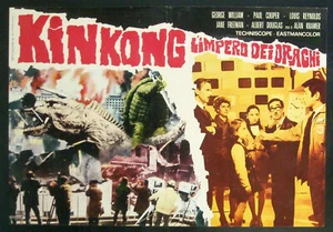 CINEMA-fotobusta KING KONG, L'IMPERO DEI DRAGHI william, cooper, reynolds,KTAMER - Picture 1 of 1