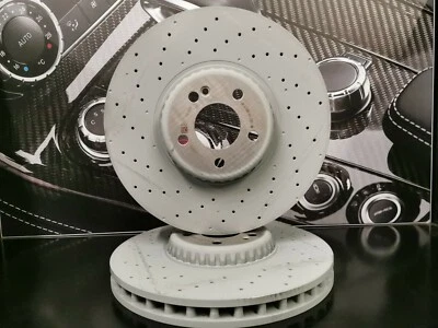 Genuine Mercedes-Benz W253 GLC FRONT Bonded AMG Brake Discs X2 A0004212312 NEW - Image 1 of 4