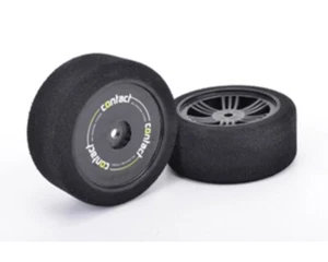 Contact Tyres 1:10 Doppel-Compound B medium vorne auf Carbon Felge CONJ1B73 - Picture 1 of 1