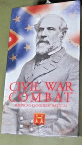 CIVIL WAR COMBAT " AMERICA'S BLOODIEST BATTLES' 4 SEALED VHS TAPES - Picture 1 of 4