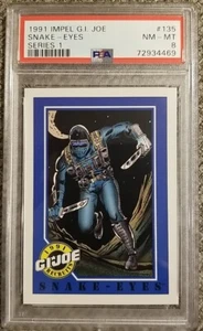 1991 Impel GI Joe Snake Eyes #135 Trading Card Hasbro - Picture 1 of 1