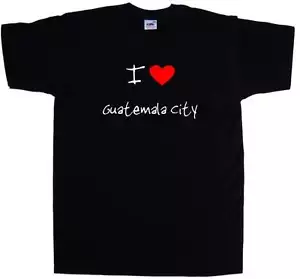 Camiseta I Love Heart Ciudad de Guatemala - Imagen 1 de 1
