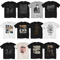 Official Peaky Blinders Tommy Shelby Brothers Garrison Pub Mens T-shirt