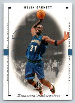 1998-99 SP Authentic #53 Kevin Garnett (ref 220033) - Image 1 of 2