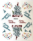 WEIHNACHTEN Nagel Sticker Nail Art 2D Wasser Transfer Xmas Christmas WG243-0766