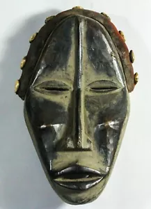 Afrika Maske Antik Holzmaske Stammesmaske Holz Kaurischnecken - Bild 1 von 4