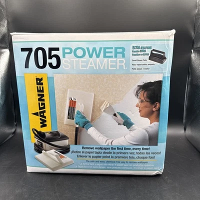 Wagner Power Steamer 705 Removedor de Papel Pintado Herramienta de Preparación - Con Caja Foto 1 de 4