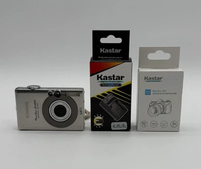 佳能 PowerShot SD 400 ELPH 500 万像素 Y2K Digicam 数码相机套装 — 第 1/4 张图片