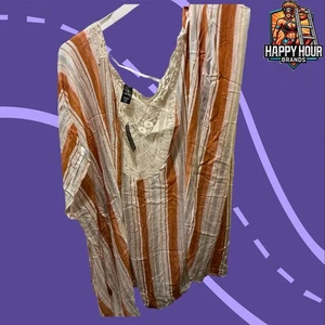 Mix It Poncho Tessa Stripe JCPenney One Size Brand New - Picture 1 of 4