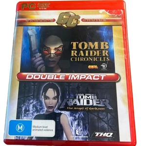 Tomb Raider Double Impact Chronicles & Angel of Darkness for Windows PC VGC Game - Picture 1 of 6