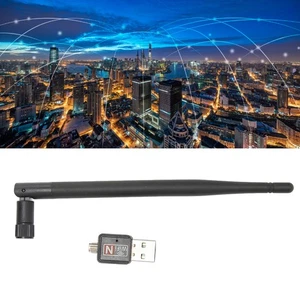 Network Card 150Mbps Mini External Wireless Card LAN Ethernet USB Wifi Adapt NEW - Afbeelding 1 van 12