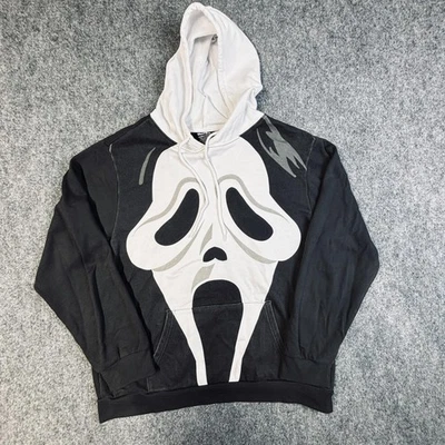 Ghost Face Sudadera con Capucha Para Hombres XL Negro Blanco Halloween Grito Gráfico Terror Foto 1 de 4