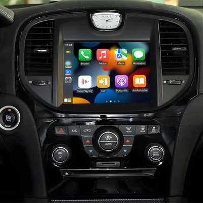 GPS-навигатор стерео радио 8,4 дюйма Android для зарядного устройства Dodge 11–14 Chrysler 300 Carplay - Изображение 1 из 4