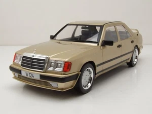 Mercedes W124 Tuning 1986 beige metallic Modellauto 1:18 MCG - Bild 1 von 9