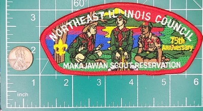 BSA Northeast Illinois Council, IL CSP SA-14, Makajawan SR, 75th Anniversary - Image 1 of 2