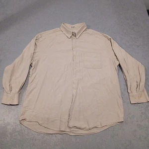 Alfani Herren Oberhemd 17 32/33 X-Large beige Fronttasche Knopfleiste - Bild 1 von 10