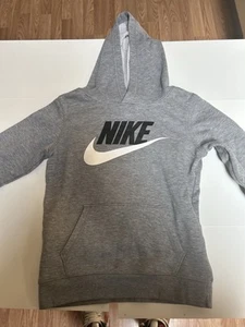 Boys size 8 Gray Nike Hoodie - Picture 1 of 4