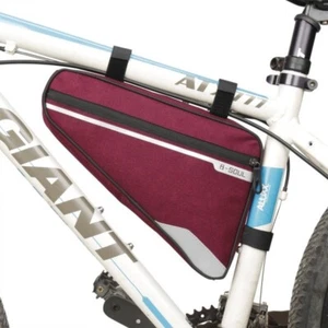 Bike Bag Splash-Proof IN Red Dreiecktasche Frame Bag Triangeltasche - Picture 1 of 1